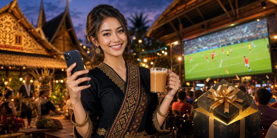 Malay-style football betting in Sarawak with a lively sports atmosphere